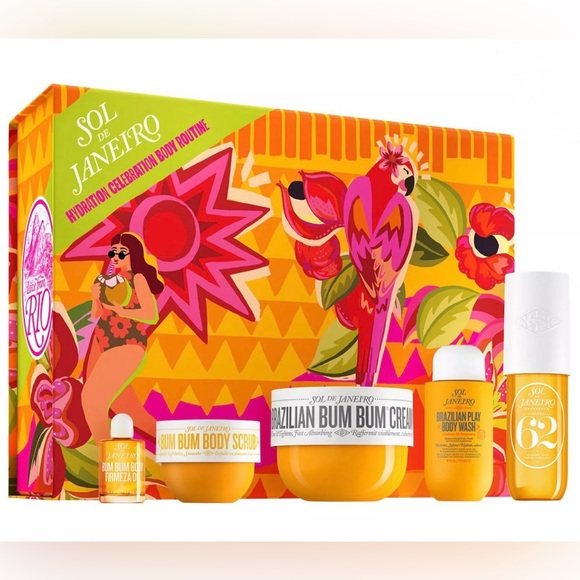 Sol de Janeiro Body Wash Set & Bum Bum Cream Boxed Set New